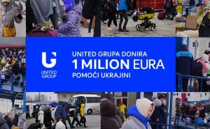 United Grupa donira 1 milion eura pomoći Ukrajini